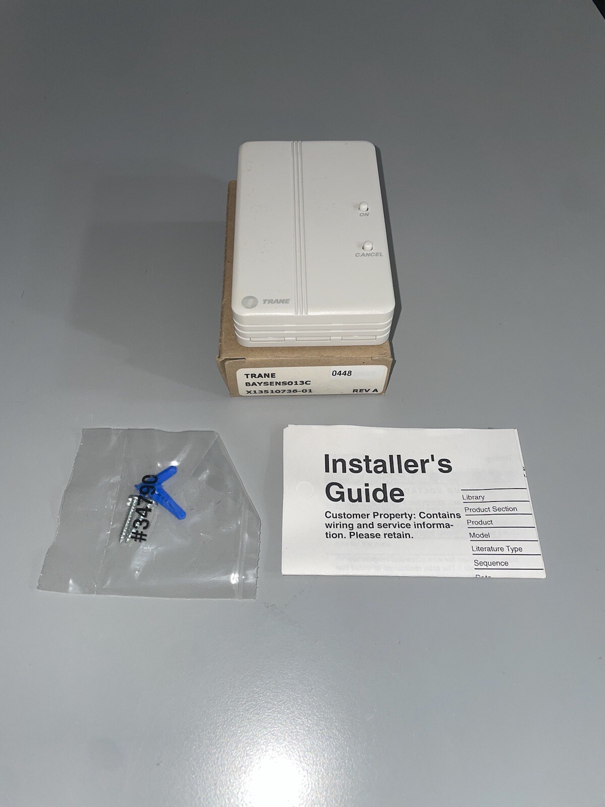 NEW Trane X13510736-01 Zone Sensor For Unit With Timed Override Button