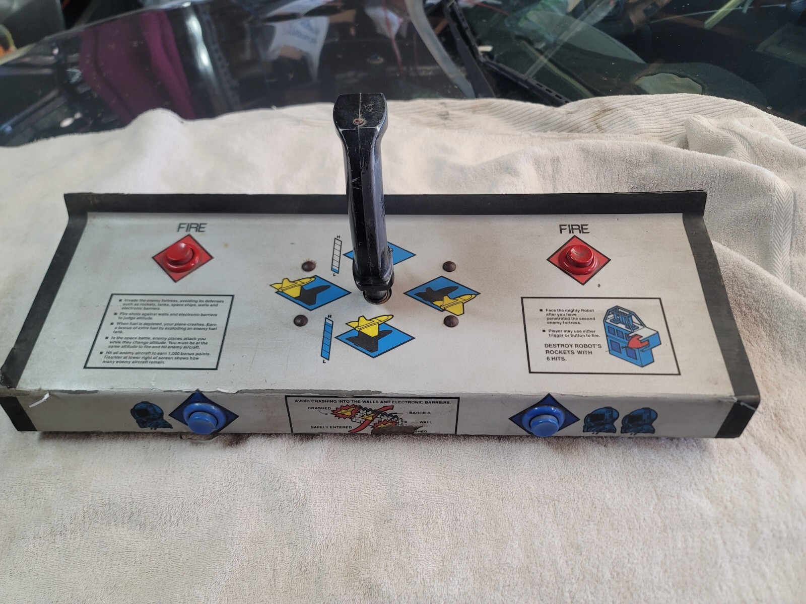 ZAXXON ARCADE MACHINE by SEGA/GREMLIN 1982 INPUT BOARD-PARTS ONLY-NEEDS SWITCHES