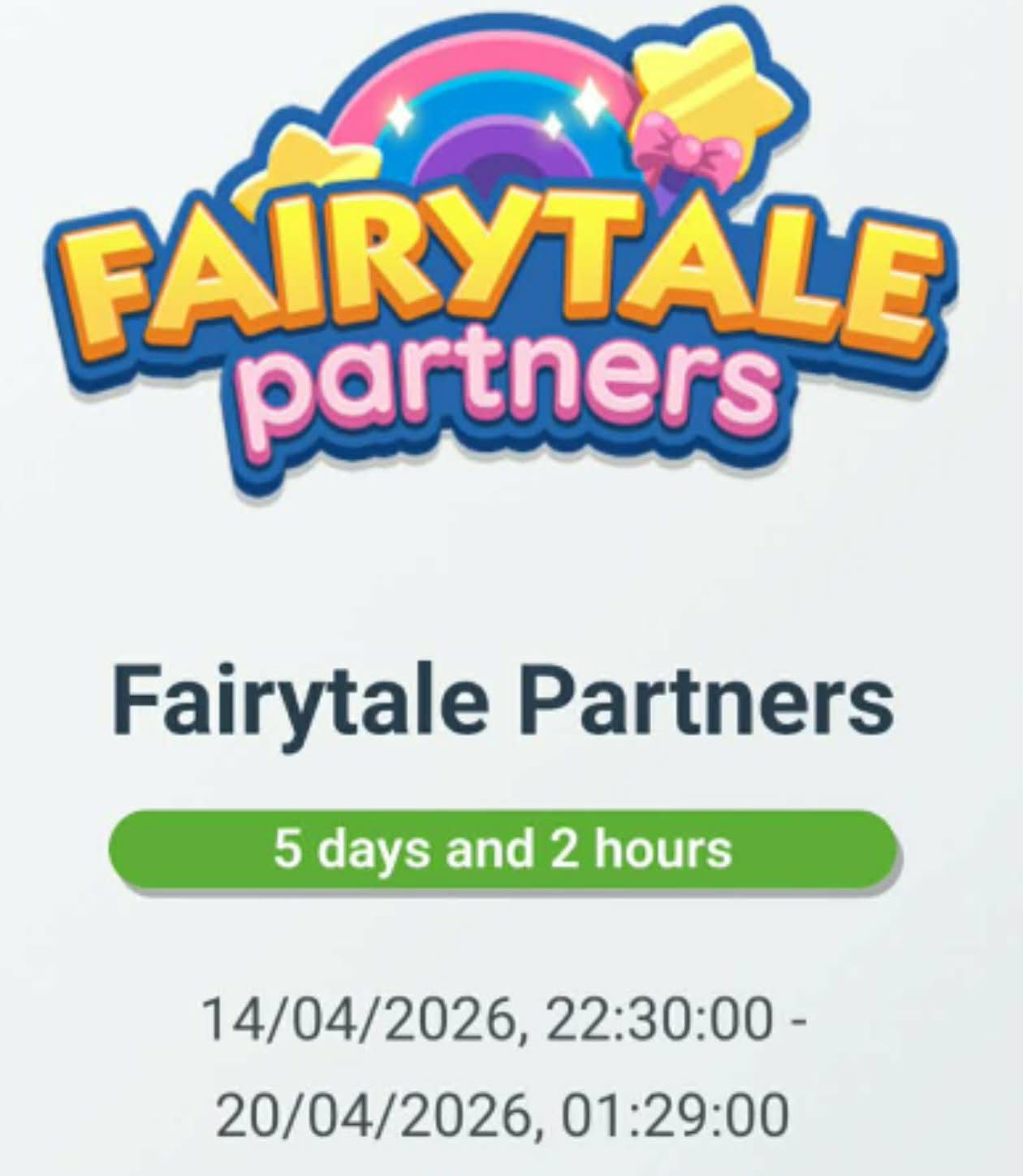 RUSH FAIRYTALE PARTNER FULLCARING 80K🔥COMPLETE IN 24 HOUR OTHERWISE FREE🔥