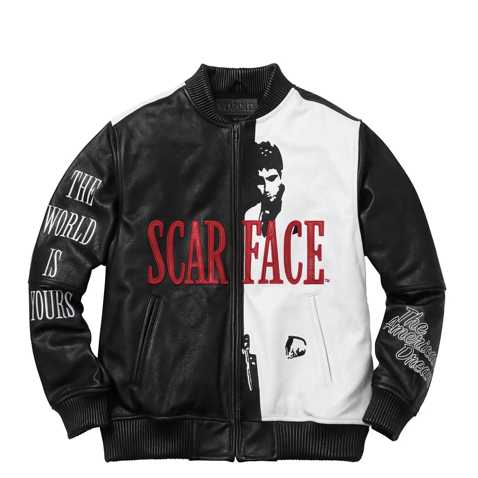 Scarface Tony Montana Al Pacino Genuine Leather Jacket For Men