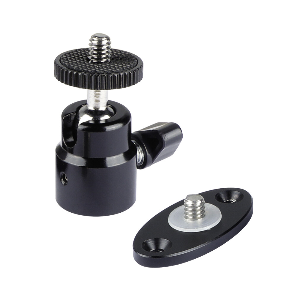 2x CAMVATE Wall Ceiling Mount with 1/4" Mini Ball Head for Surveillance Camera