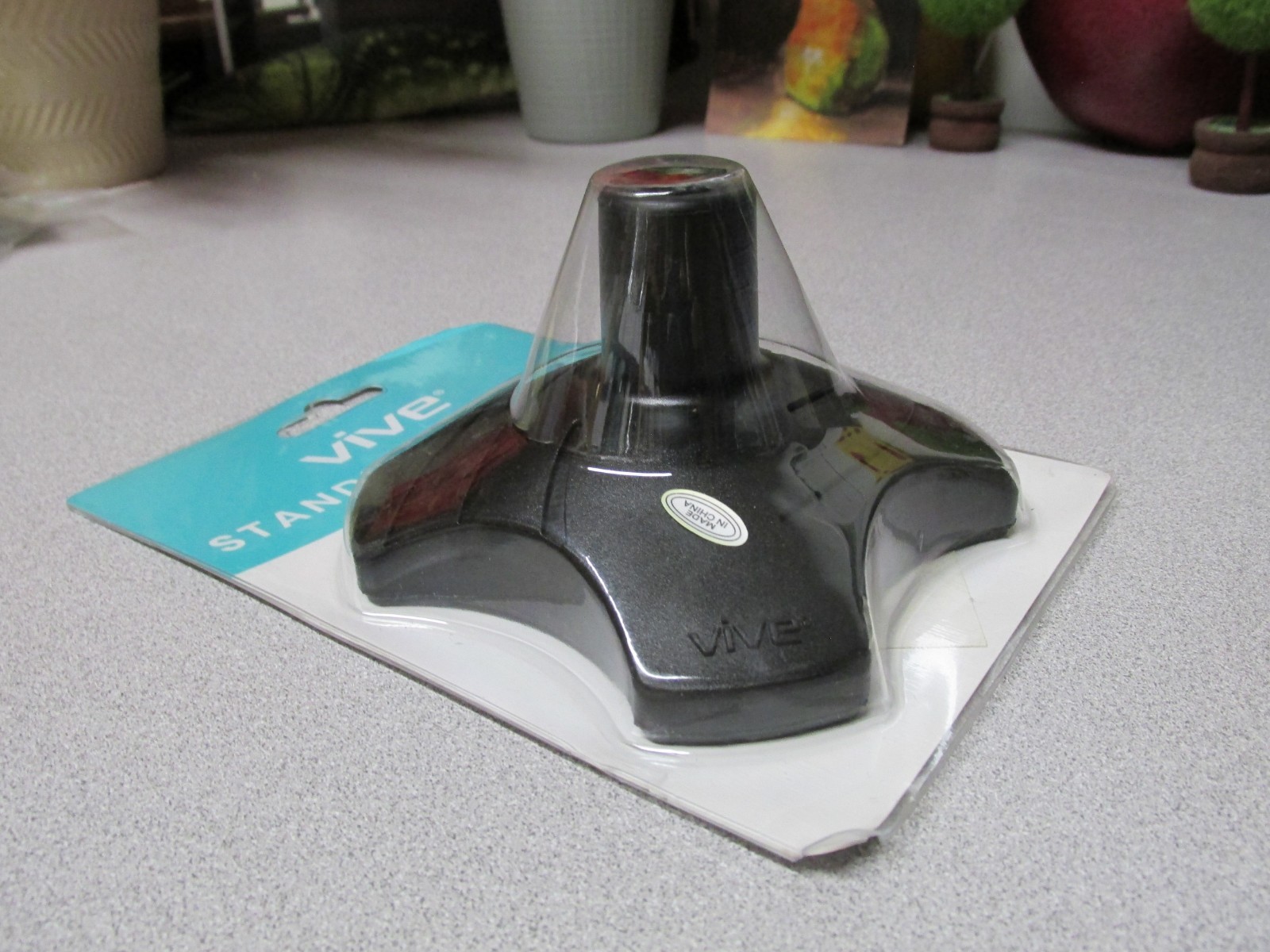 VIVE Self Standing Cane Tip Heavy Base Black