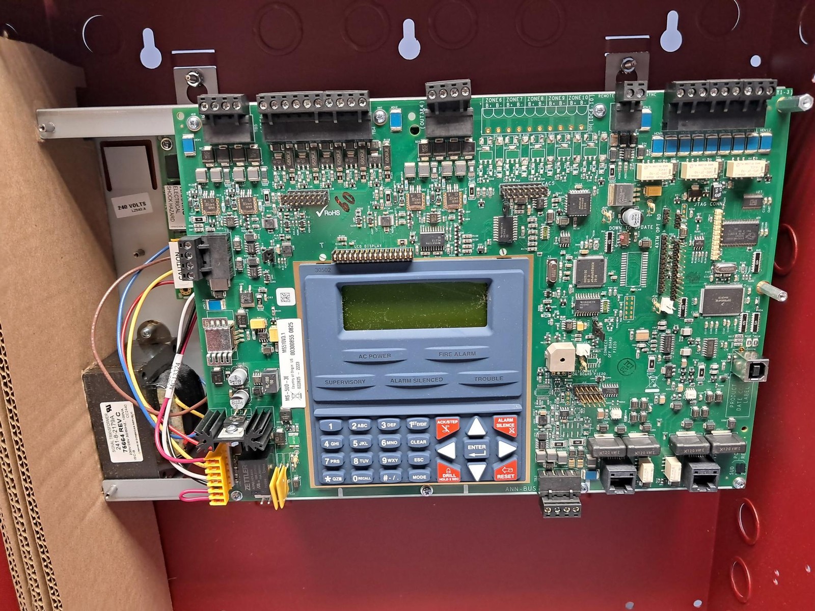 Fire-Lite - MS-5UD-3E - Fire Alarm Control Panel, 5 Zone, 240V