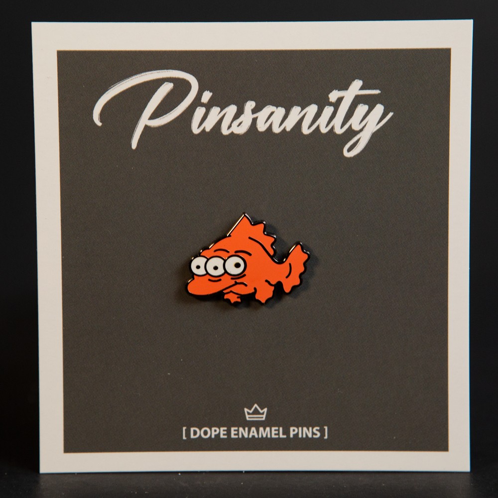 3 Eyed Fish- Fast Shipping from USA - Brooch - Simpsons