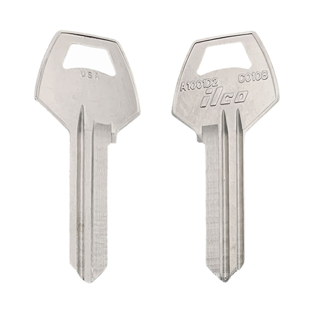 CO108 / A1001D2 Key Blank 6-Pin Nickel