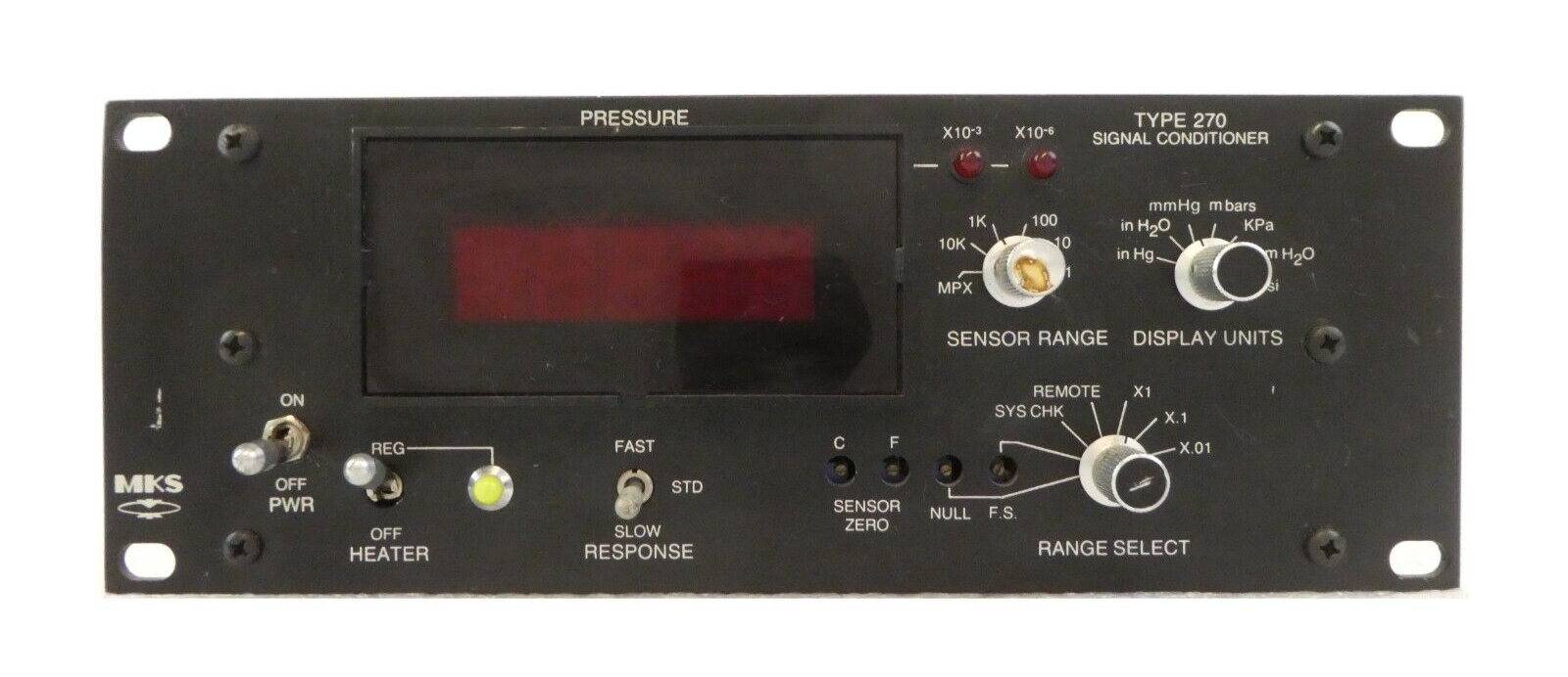 MKS Instruments 270C-4 Signal Conditioner Type 270 Tested Working Surplus