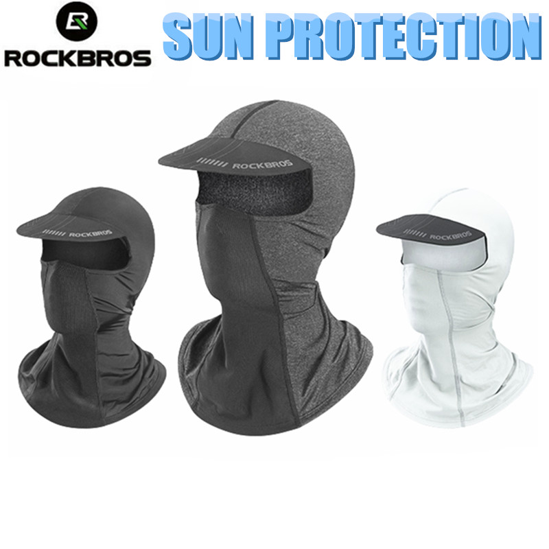 ROCKBROS Summer Balaclava Full Face Scarf Mask Hiking Caps Cycling Caps Headwear