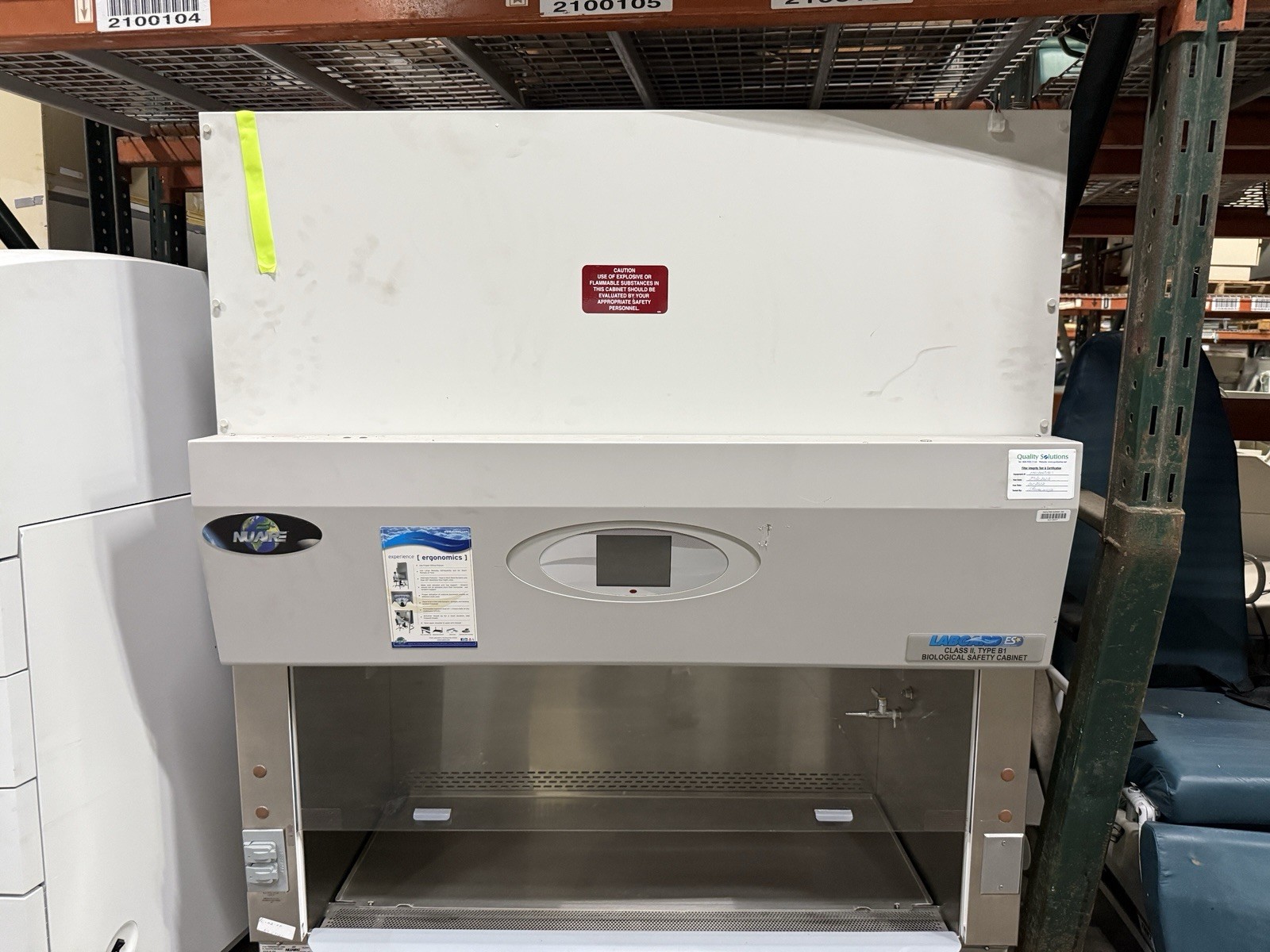Nuaire NU-427-400 Class II A/B3 4' Biological Safety Cabinet Lab Fume Hood 48”