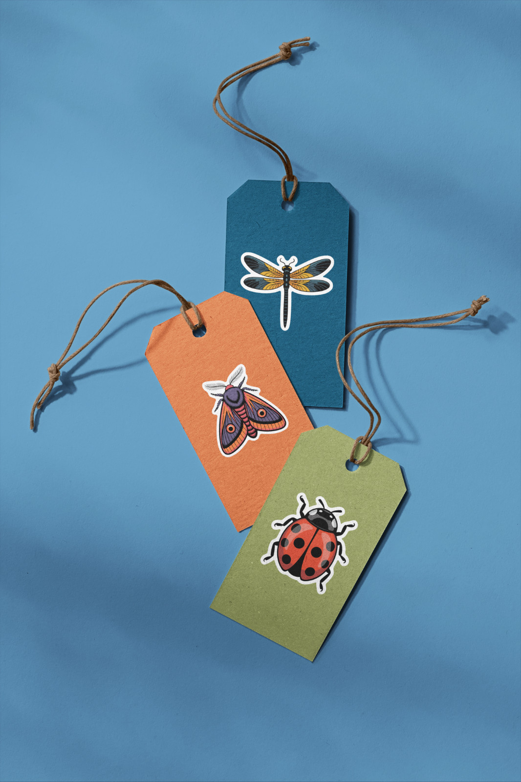 2" Ladybug Stickers Bundle 10 Pack - Bugs Insects Decal Sticker Ladybugs Insect
