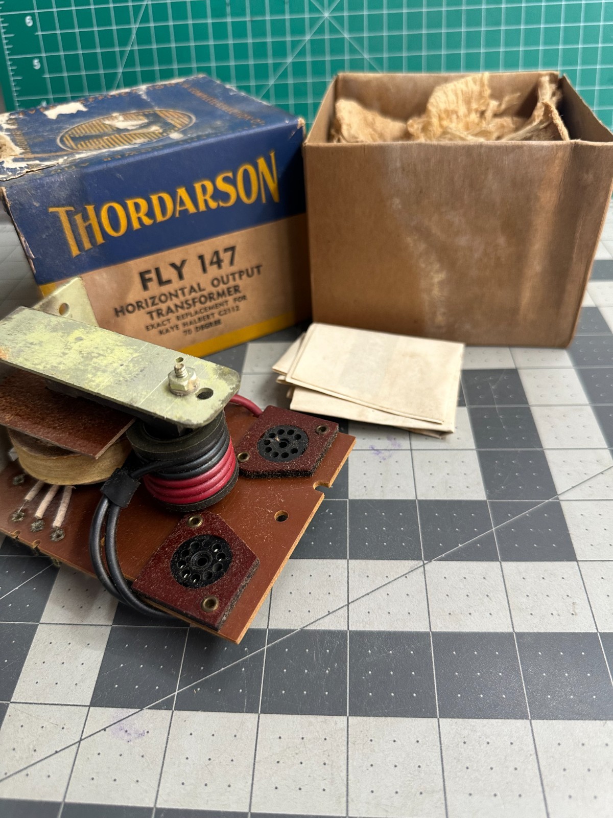 NOS VINTAGE Thordarson FLY 147 Transformer Horizontal Output C2112 Kaye Halbert