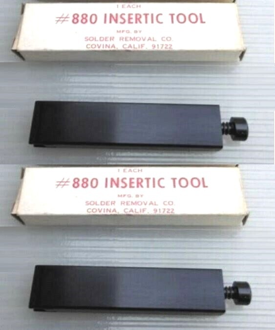 (2) INSERTIC Tool by Solder Removal Company (HIGH QUALITY) #880 NEW in BOX