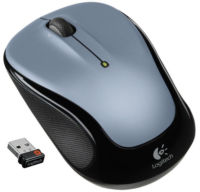 Logitech M325 Wireless Mouse W/ Unifying Receiver - Light Silver (IL/GM1-114...