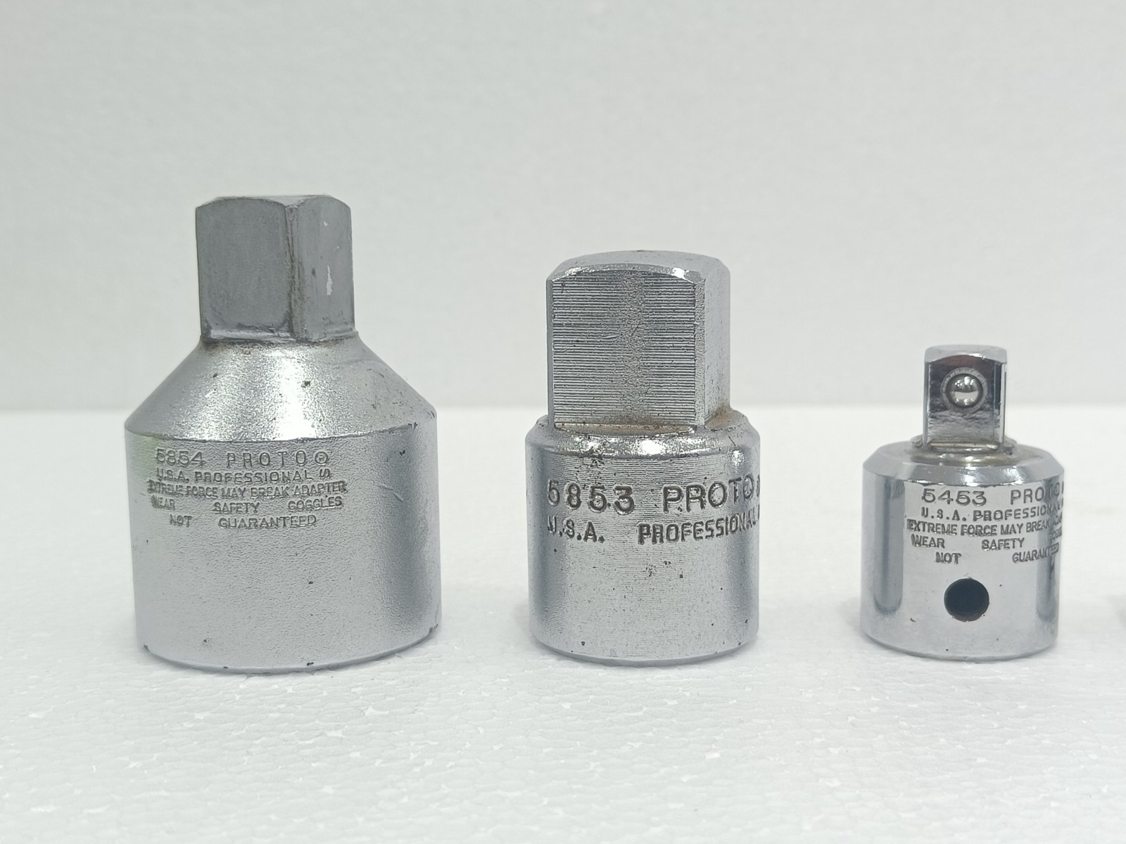 PROTO PROFESSIONAL SOCKET ADAPTER SET 6 PCS DRIVE SIZE CONVERSION USA NEW