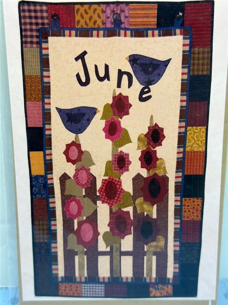 JOINED AT THE HIP Quilt Pattern - BUTTON UP BOM SERIES - JUNE - 22" x 42"