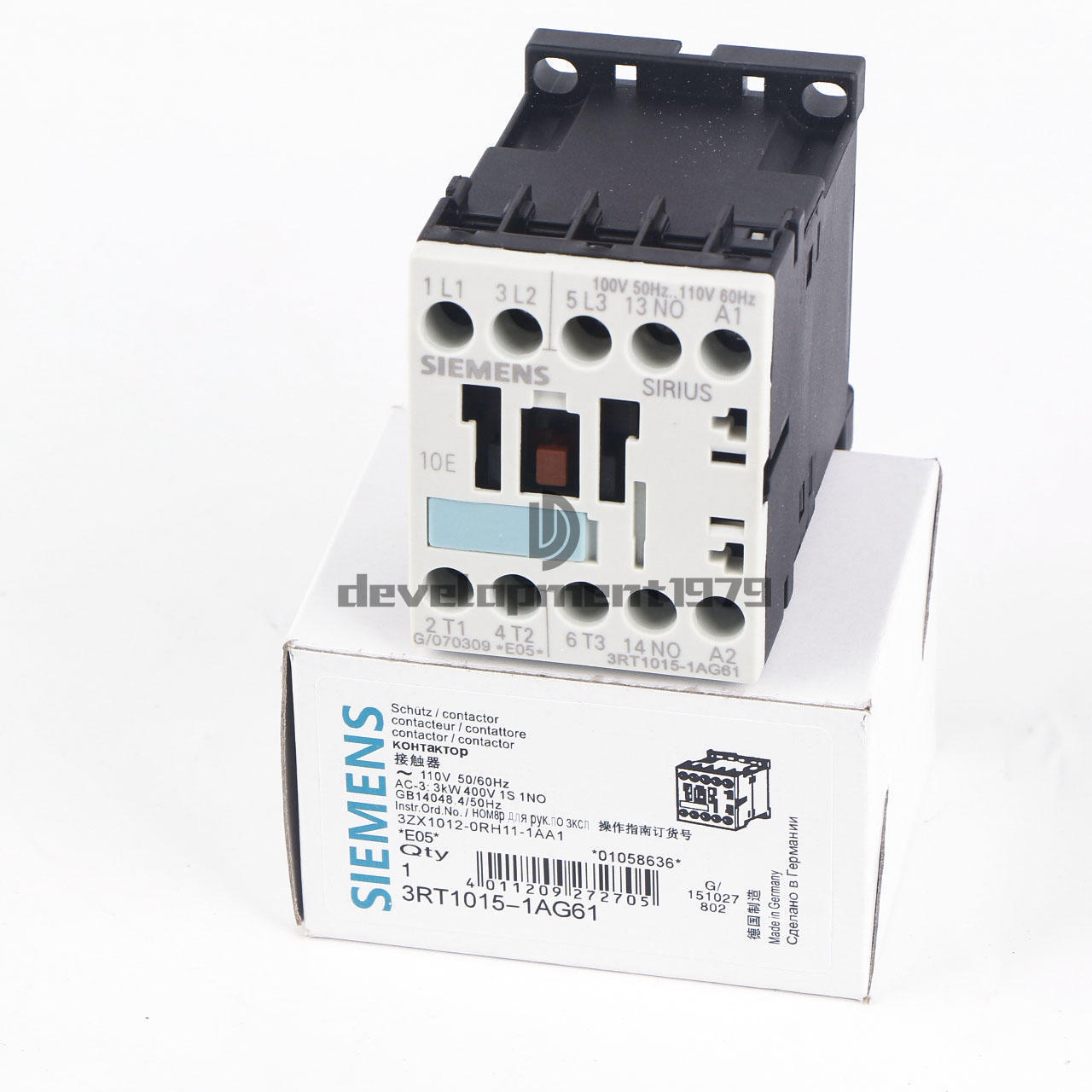 New One SIEMENS 3RT1015-1AG61 Contactor