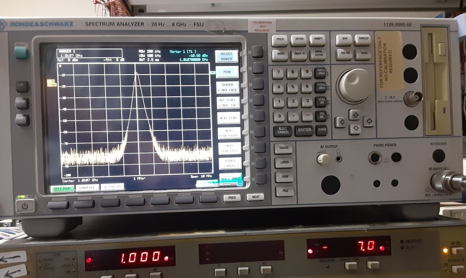 Rohde & Schwarz FSU8 20 Hz to 8 GHz Spectrum Analyzer 1Hz resolution Opt K5 K72