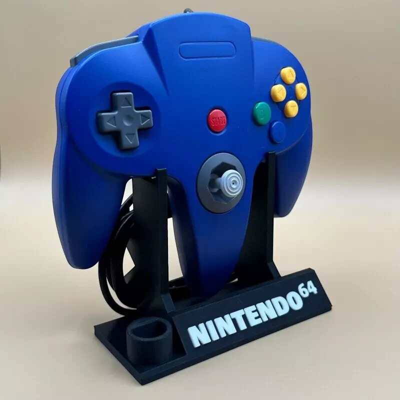 Nintendo 64 Controller Stand / N64 Display Stand, Great for Collectors