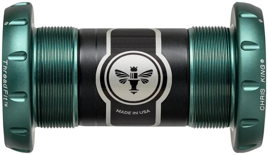 Chris King ThreadFit 30 Bottom Bracket – BSA 68/73 mm 30 mm Spindle Matte Jade