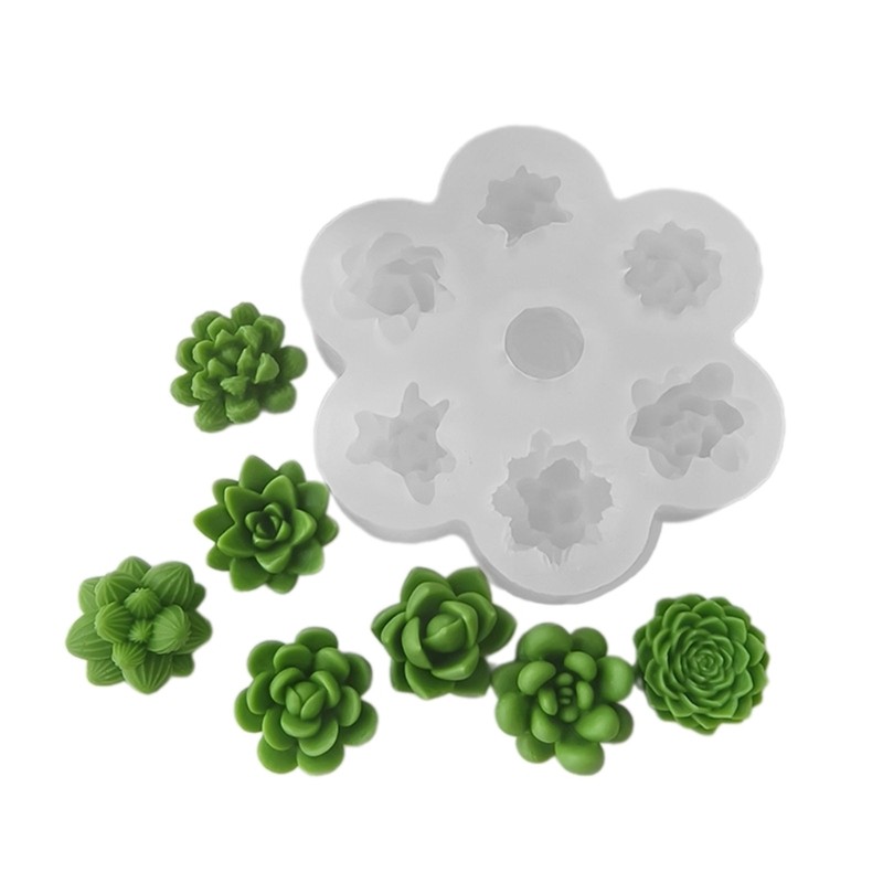 Unique Succulent Ornaments Creating Moulds for Jewelry Making and Handmade Item