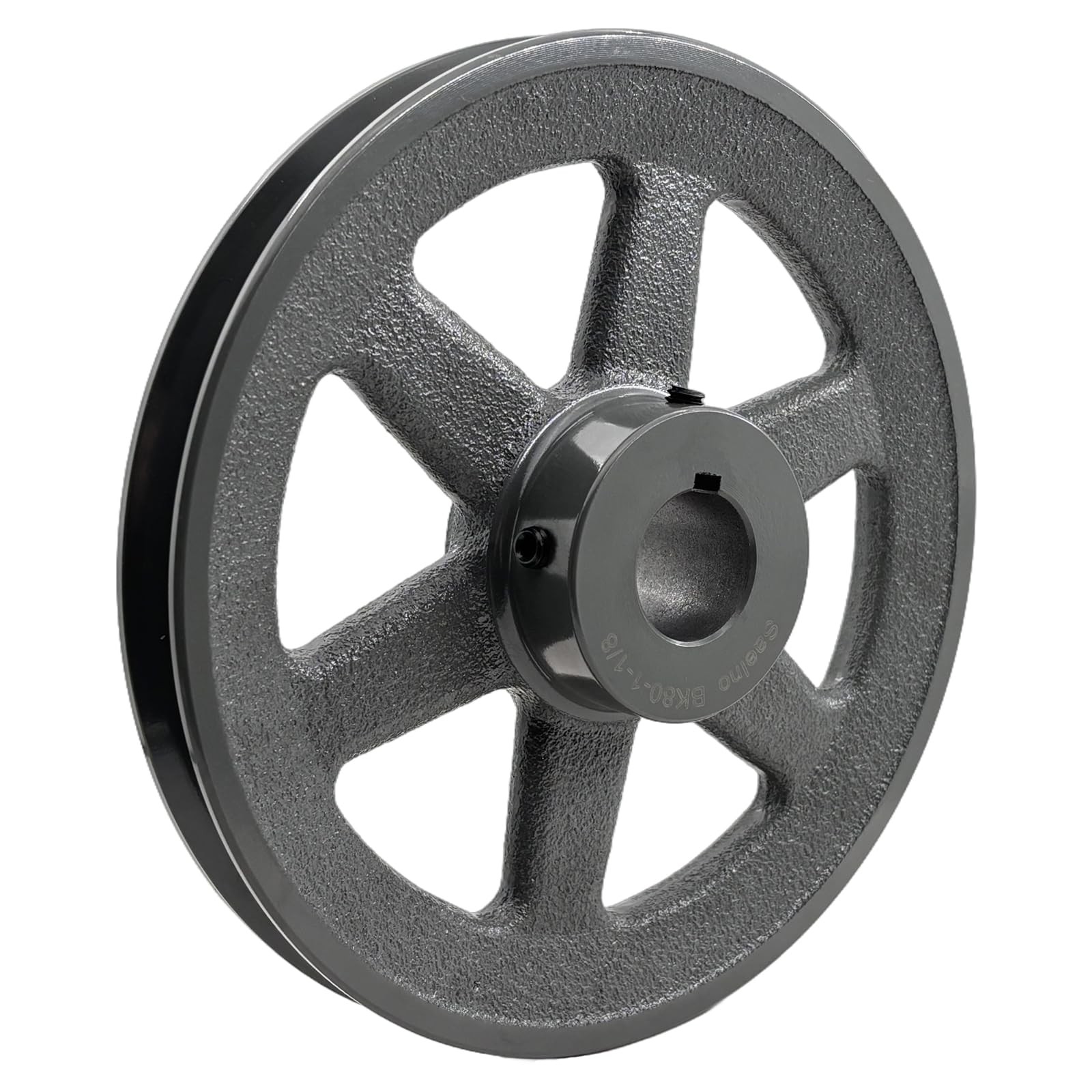 BK801 1/8 V Belt Pulley 1 1/8 Inch Bore 7.75" OD Cast Iron Sheave Sheaves