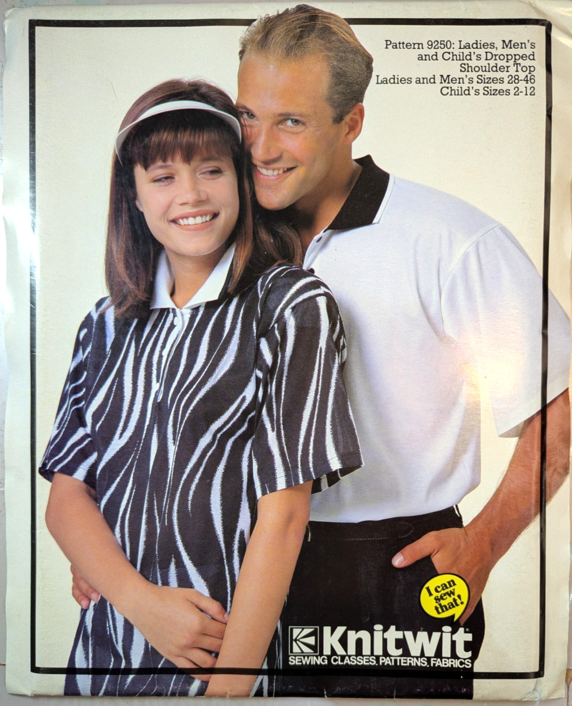 KNITWIT 9250 Ladies Mens Child Top Adult Sz 28-46 Child Sz 2-12 1987 UNCUT