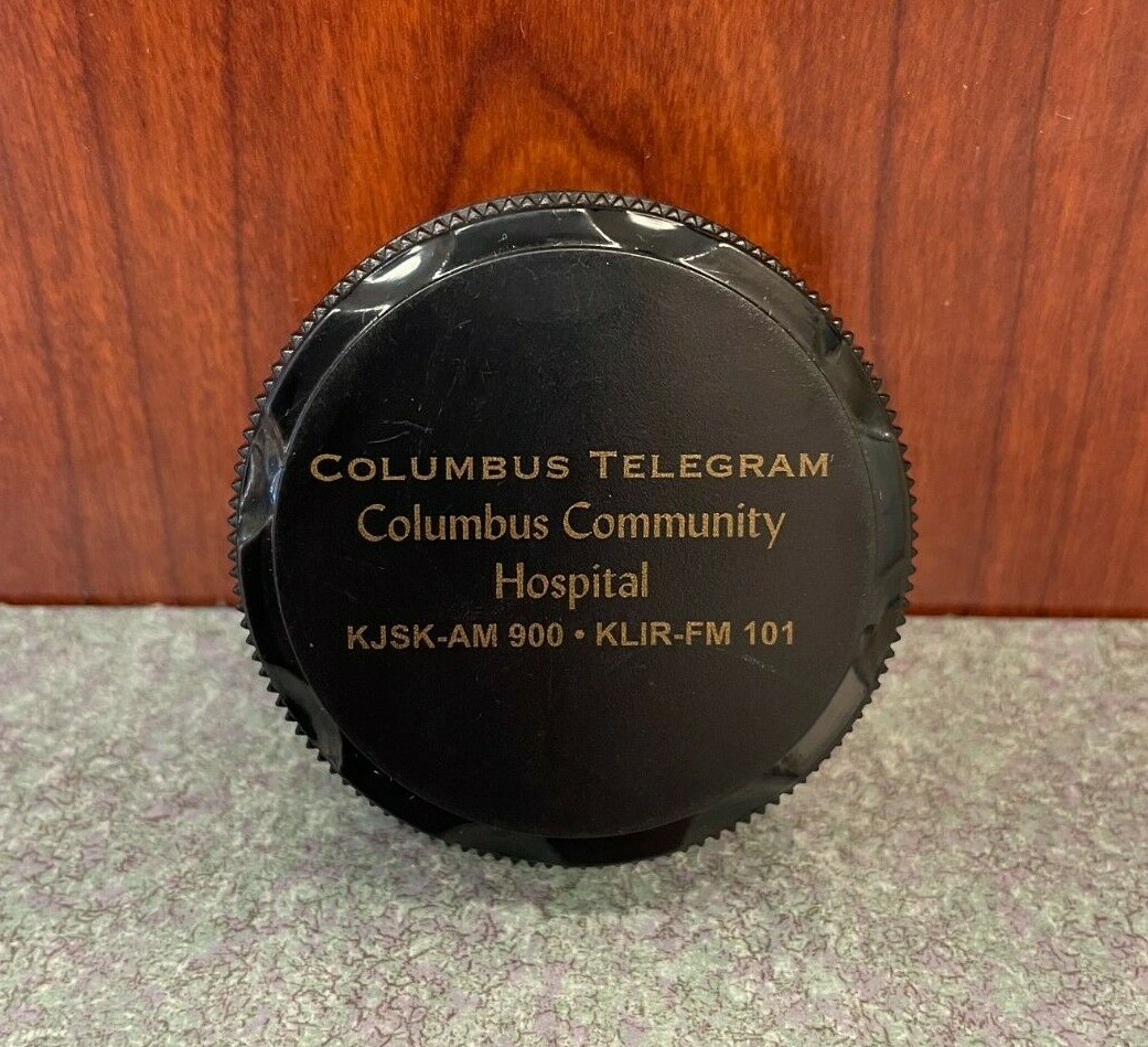Columbus Telegram Nebraska Plastic Black Ink Stamp Case KLIR 101 Circle