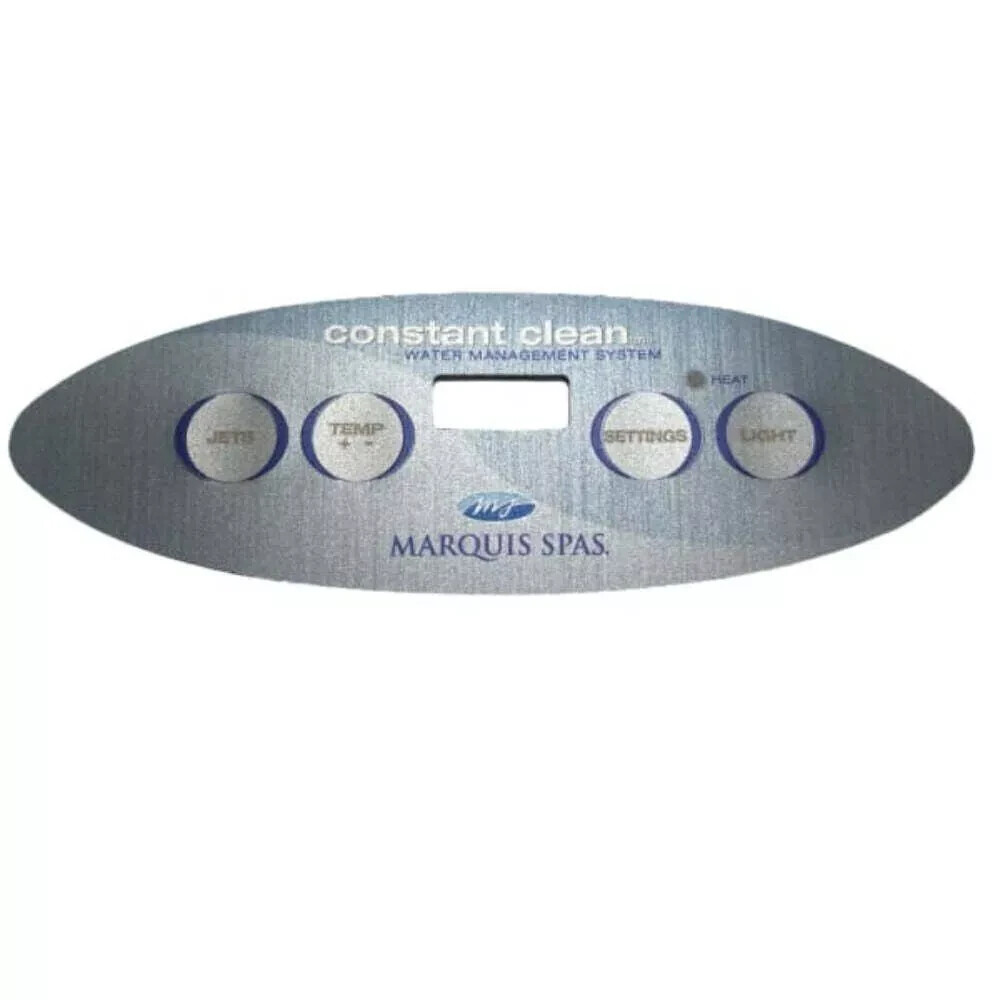 Marquis Spas Topside Control Panel Overlay Decal 650-0648