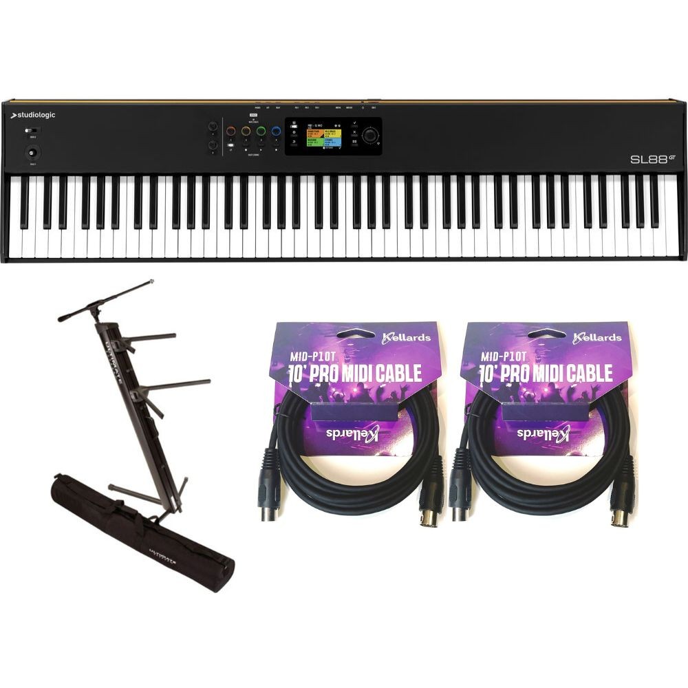 Studiologic SL88 GT 88-Key Controller w/ APEX Stand and MIDI Cable
