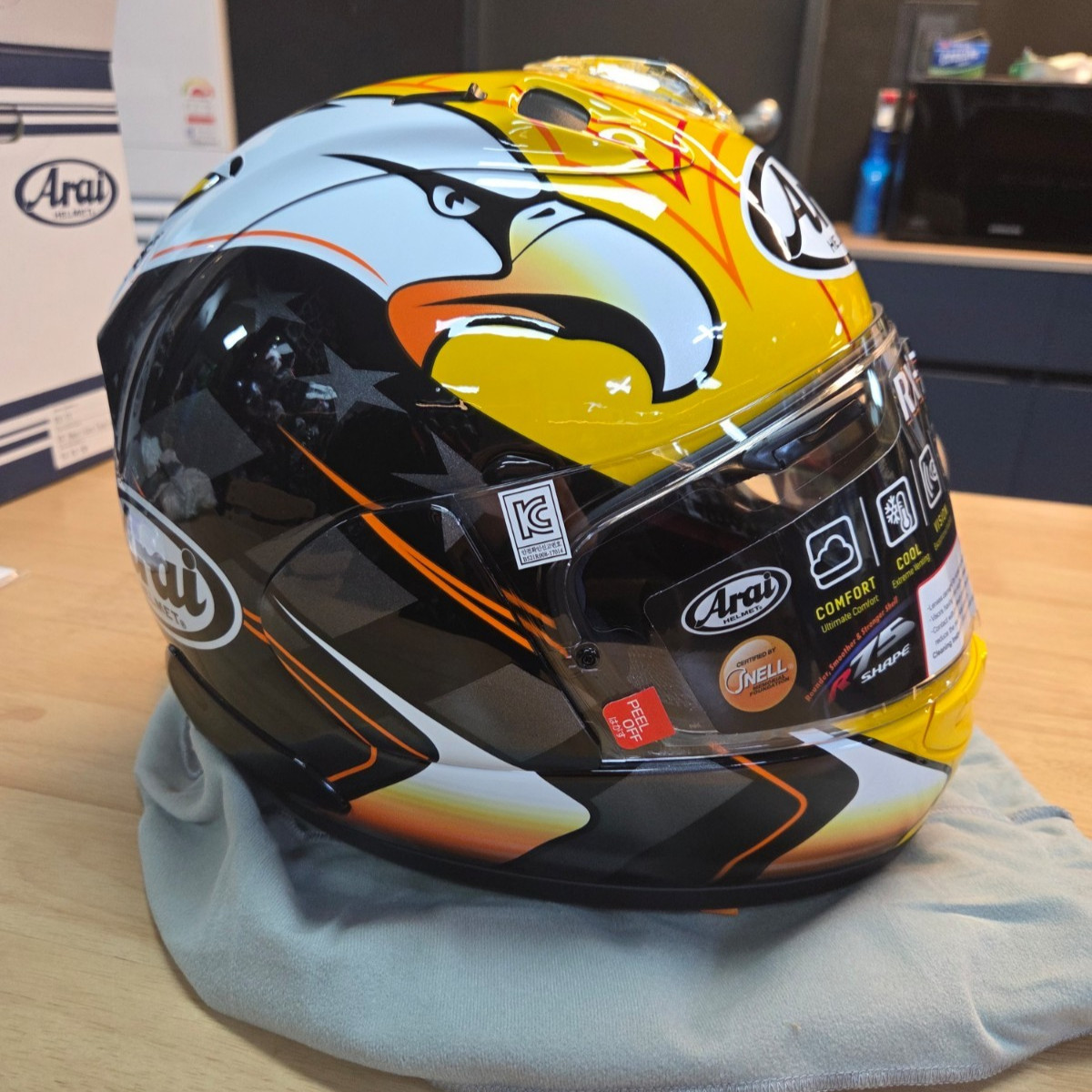 Arai Japan RX-7X Kenny Roberts American Eagle full face RX-7V EVO Corsair-X