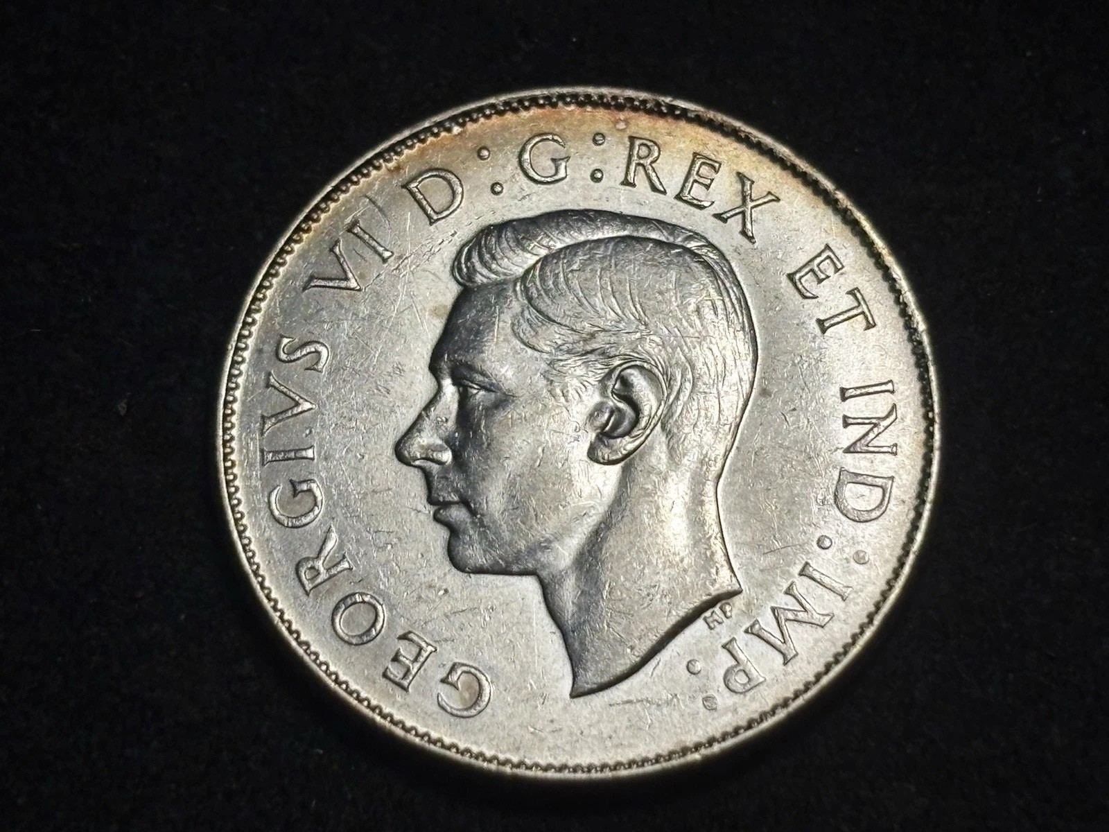 1943 Canada Fifty Cents Silver 50c UNC BU MS