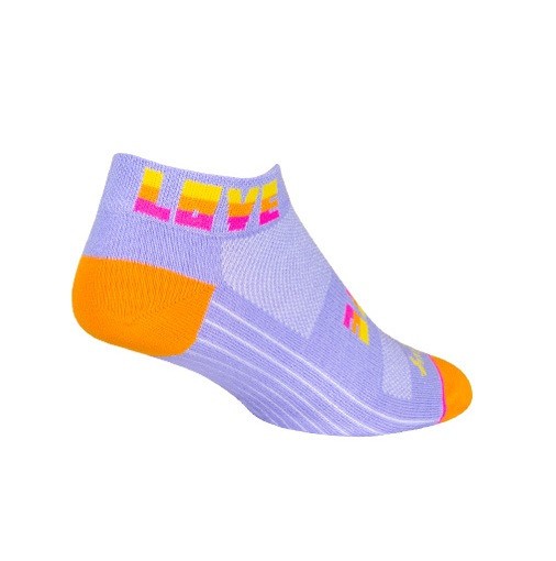 Socks - SockGuy - Sugarcoat Women's 1" Cycling/Running NEW Purple Love WOMEN