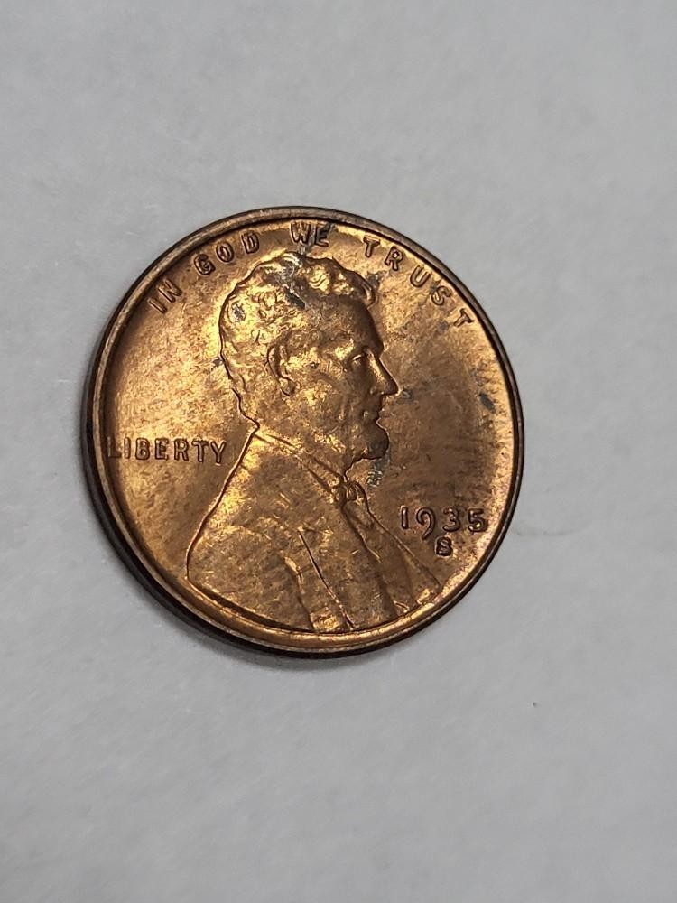 1935 S Lincoln Cent FLASHY UNCIRCULATED !!