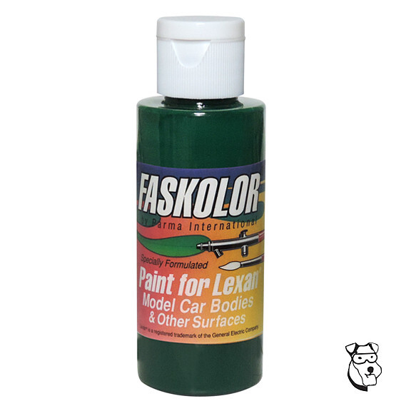 FASKOLOR #40005 GREEN Airbrush Paint RC Body Car Truck - PARMA Mid-America