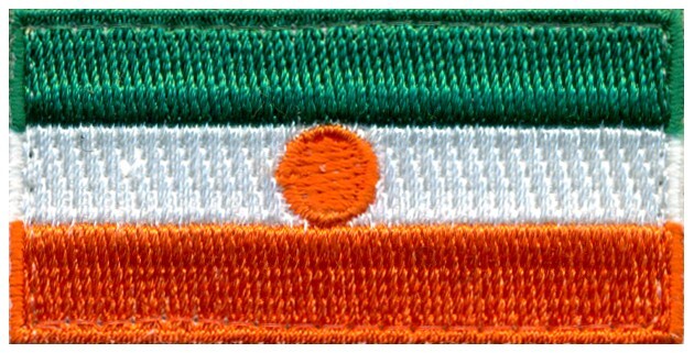 NIGER FLAG PENCIL POCKET PATCH