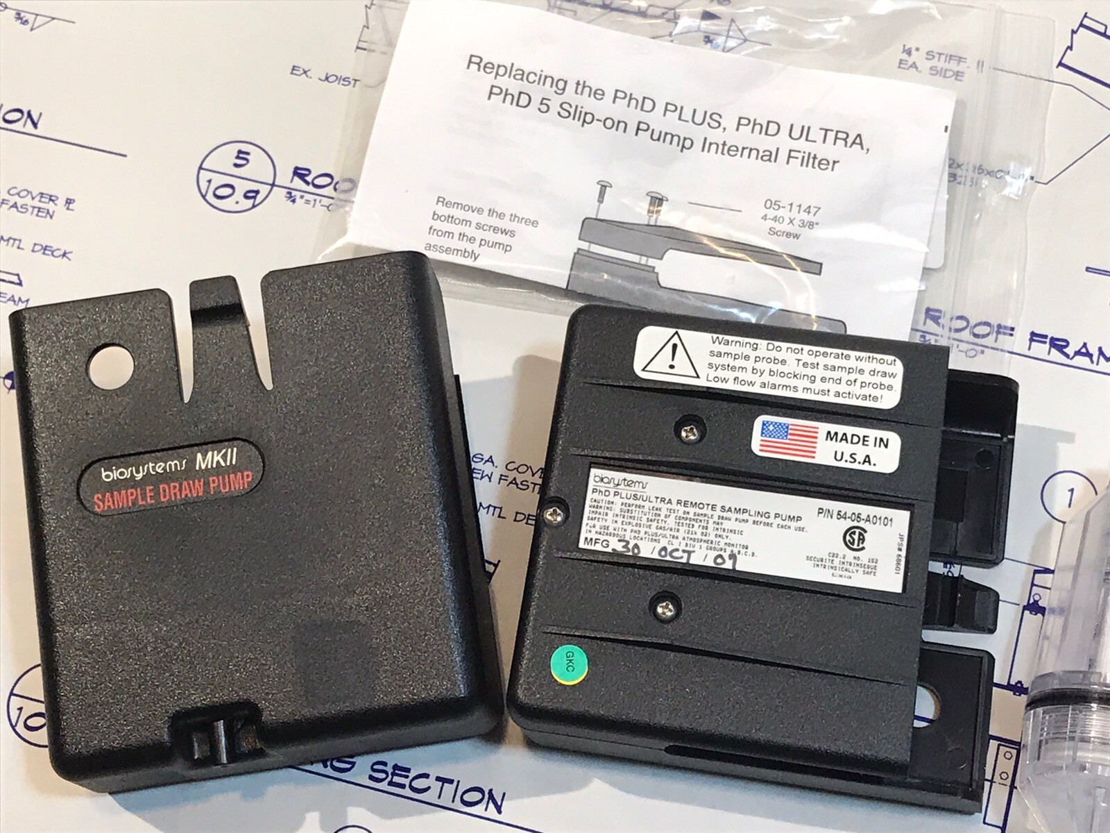 BIOSYSTEMS MKII SAMPLE DRAW PUMP PhD Plus REMOTE SAMPLING PUMP Kit X2 New