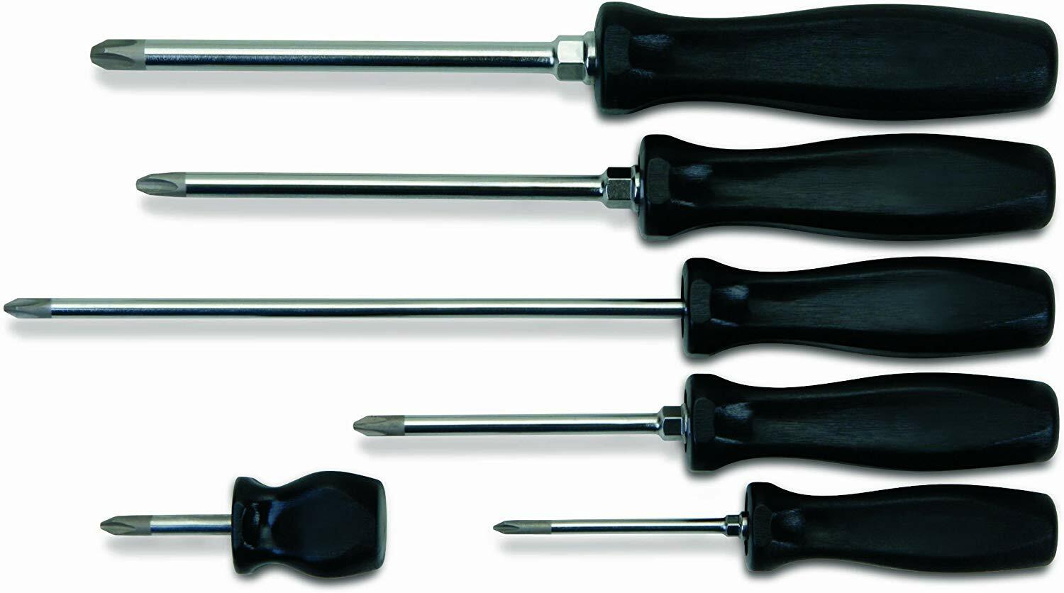 Williams 100P-6PD 6-Piece Phillips Screwdriver Set