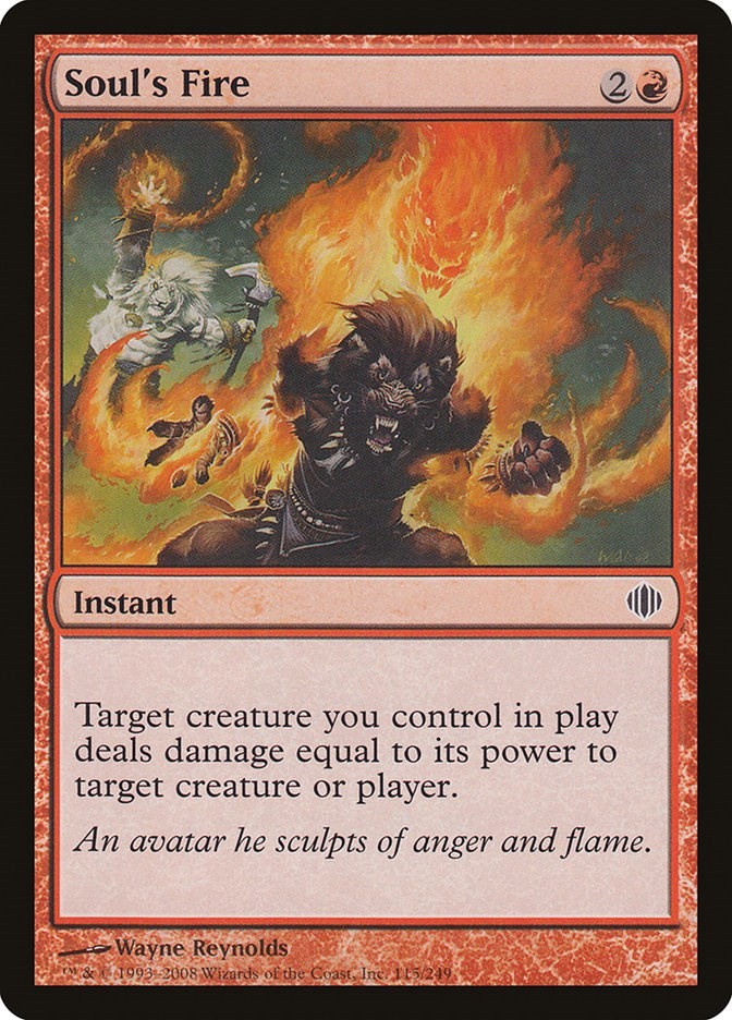 Shards of Alara Soul's Fire MTG Magic the Gathering NM
