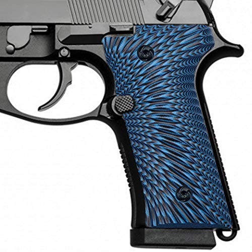 Guuun G10 Grips for Beretta M9A3 & 92 Vertec, Sunburst Blue/Black