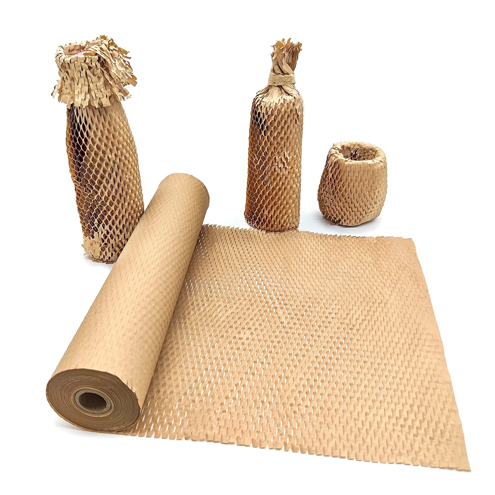 Honeycomb Packing Paper, 15 x 131' Packing Paper Substitute Alternative for Bubb