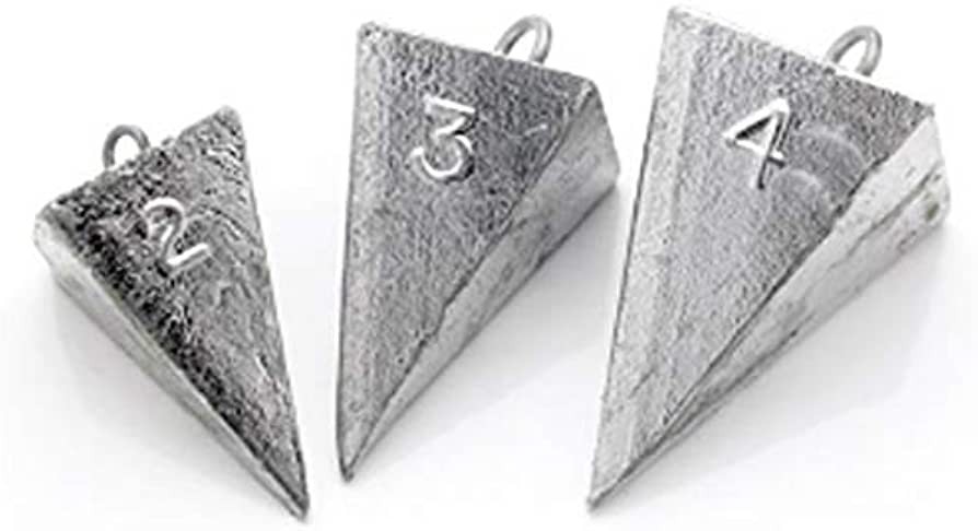 5 SEA FISHING WEIGHTS PYRAMID ALL SIZES -  ALL SIZES -  BEACH BOAT LEADS