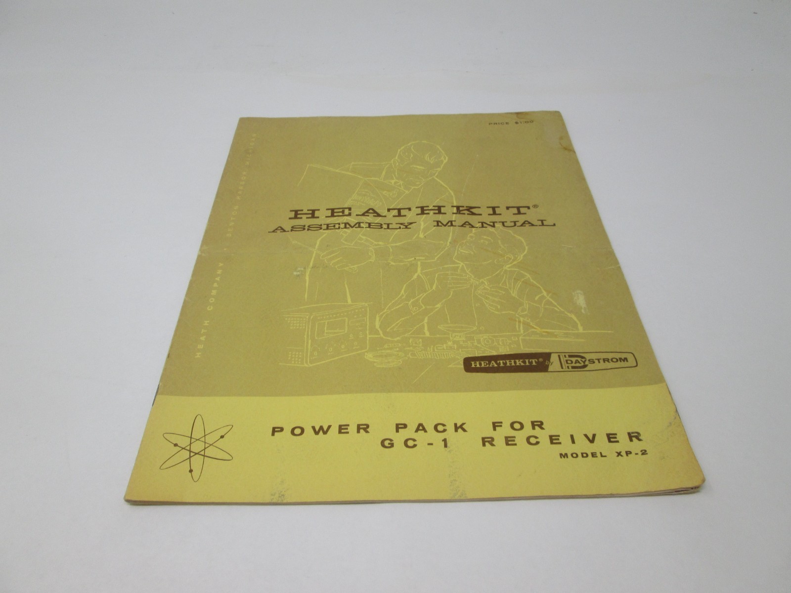 Heathkit Assembly Manual  XP-2 Power Pack For  Receiver GC-1A