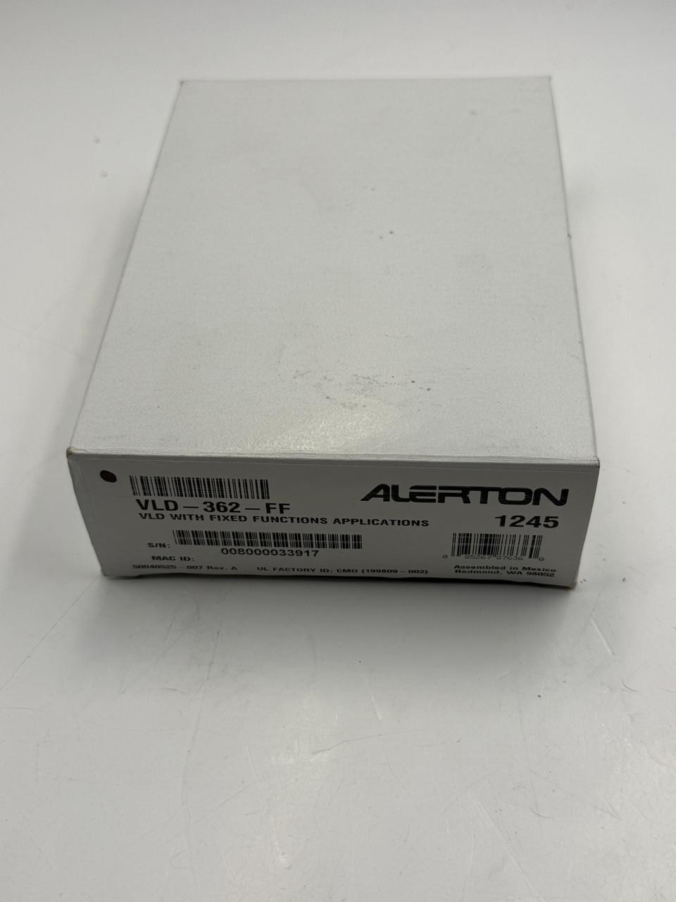 alerton vld 362 ff Thermostat