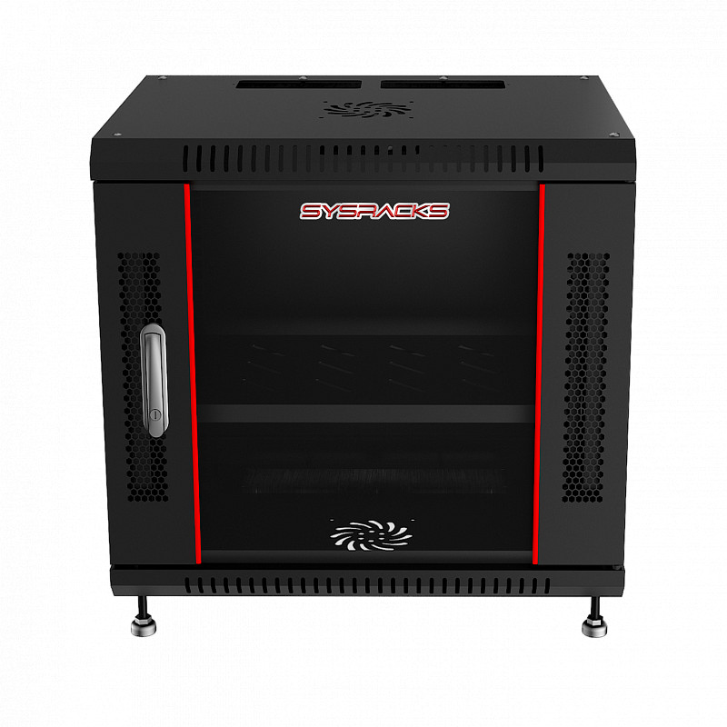 12U Sysracks Wall Mount IT Data Network Server Rack Cabinet Enclosure 24" Depth