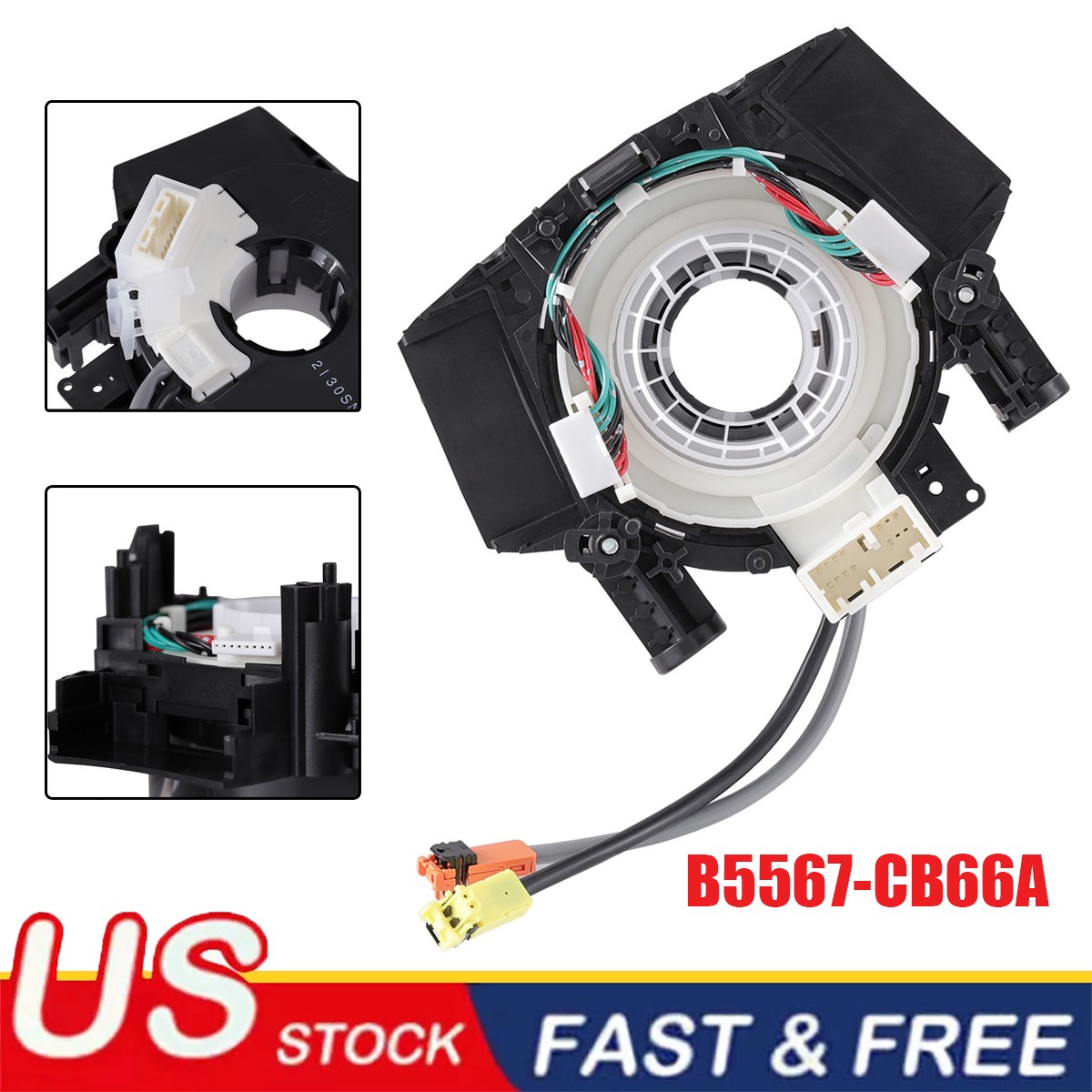 For 2007-2012 Nissan Sentra 2.0L Clock Spring Spiral Cable Cruise Control PSC041