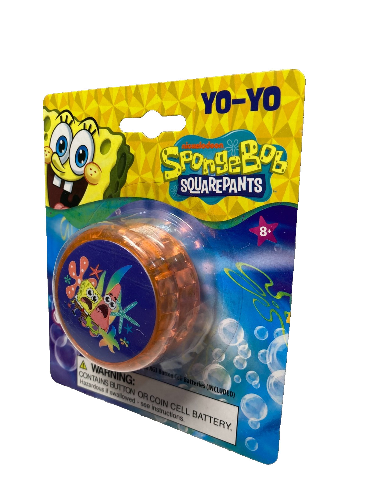 Nickelodeon SpongeBob SquarePants Fishface Light Up YO-YO New