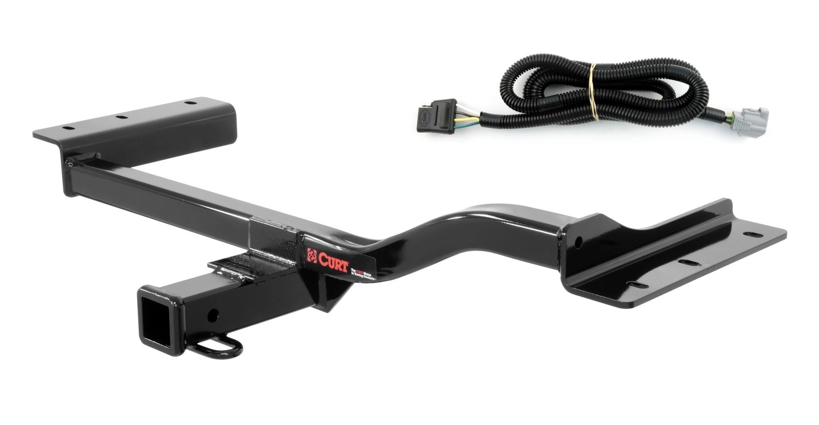 Curt Class 3 Trailer Hitch 2in Receiver & Wiring Harness Kit 13282-56083