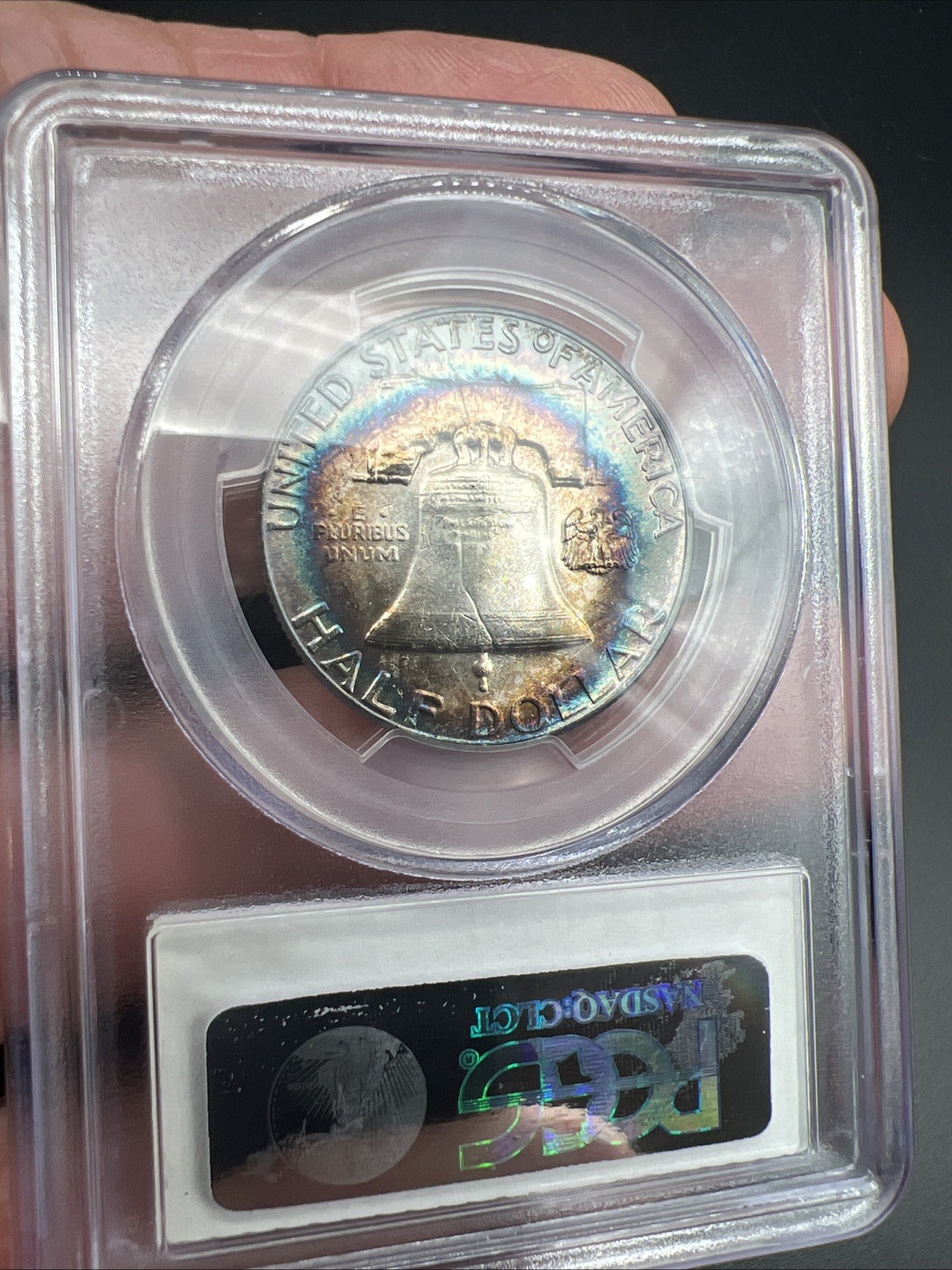 1959 Franklin Half Dollar MS64 PCGS Beautiful Toning!!!