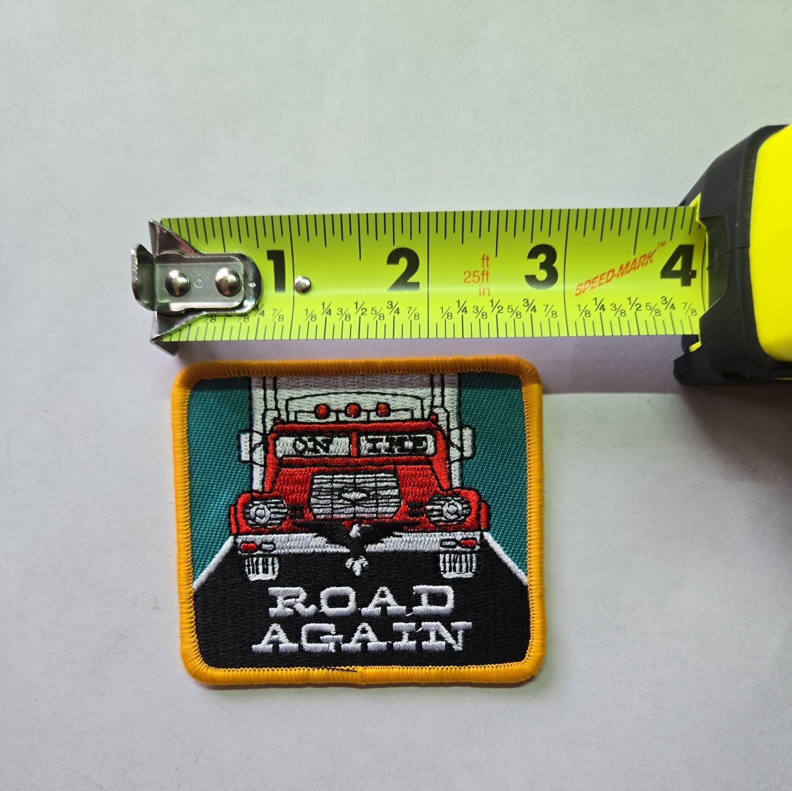 18 WHEELER SEMI TRUCKER VINTAGE PATCH EMBROIDERED PATCHES 2.5"×3"