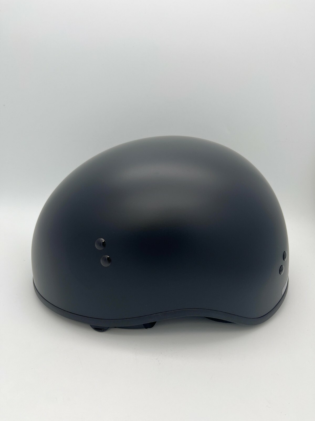 GMAX HH-65 Half Helmet Naked No Visor Matte Black Large with Cosmetic Blem