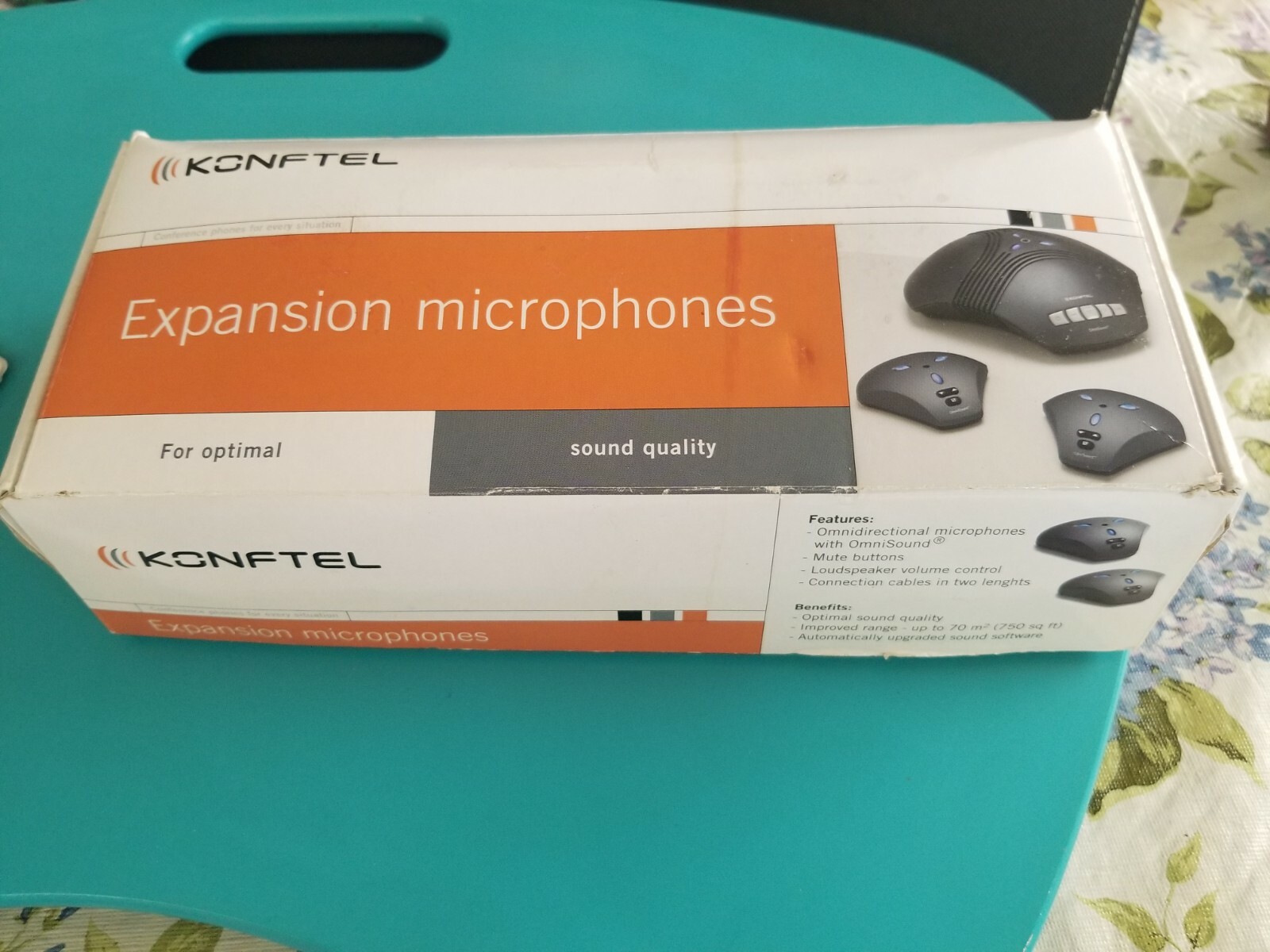 Konftel Expansion Microphones for optimal sound quality